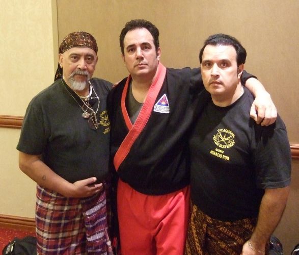 The great Maha Guru Victor De Thouars and one of his top masters, Guru Horacio Rodriguez, great friends of mine